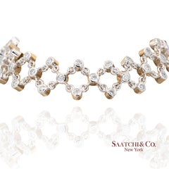 18k 750 White Gold Natural White Diamond Bracelet