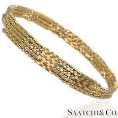 18K 750 Yellow Gold: Bracelet / Bangel / Necklace, Magnetic Chain.
