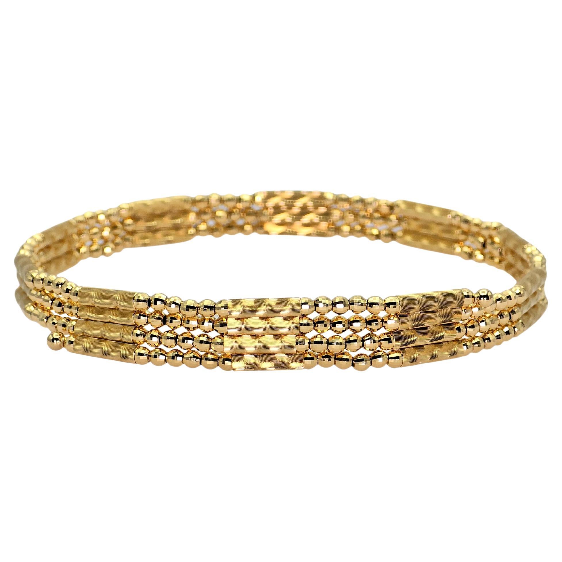 Oro giallo 18K 750: Bracciale / Bangel / Collana, Catena magnetica. in vendita