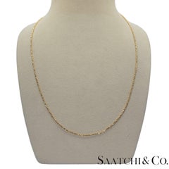 18K 750 Yellow Gold - Diamond Cut Chain / Necklace - 8.05 Gram