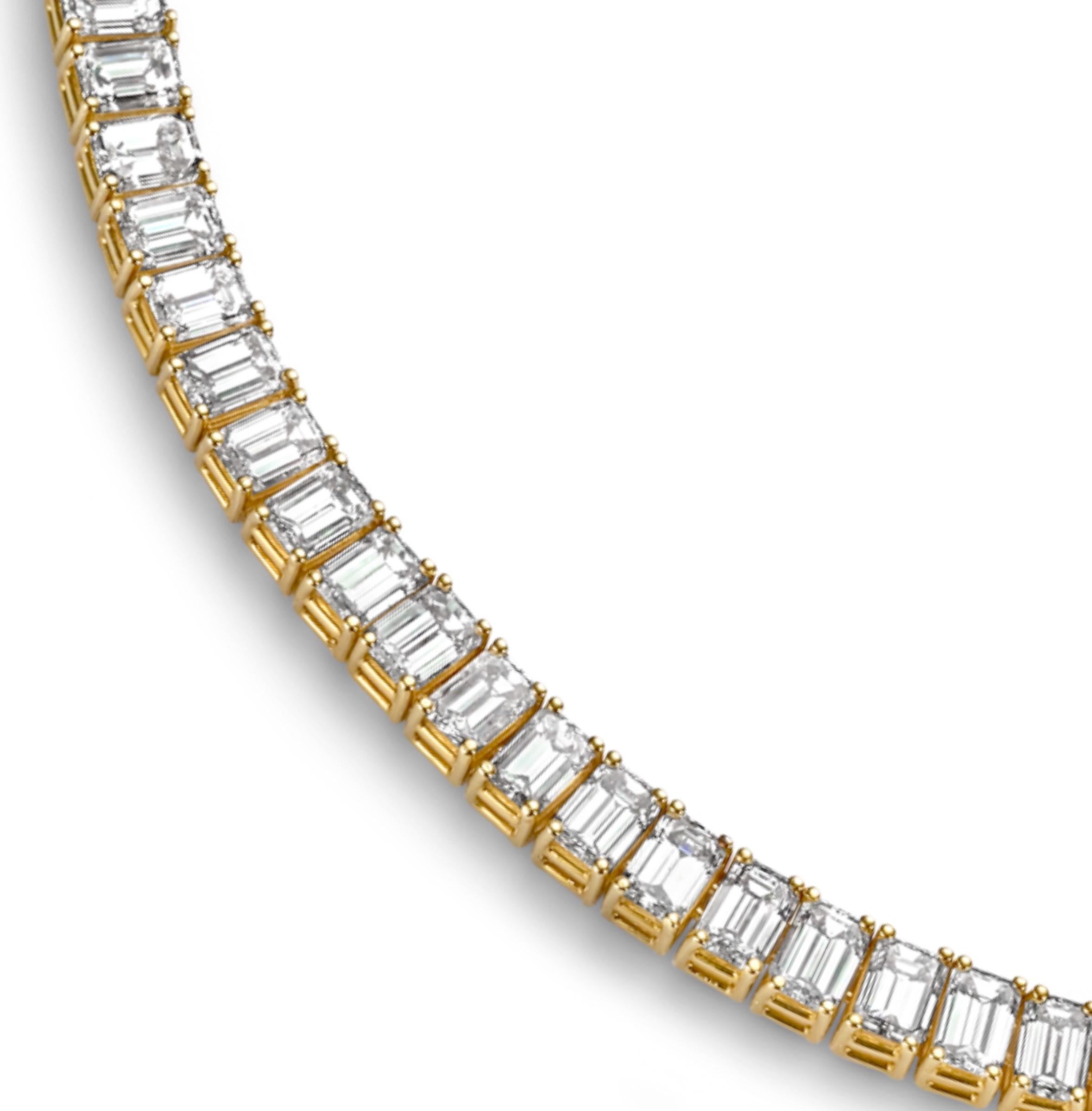 18k Adler Genève 13-14ct Brilliant Cut Diamond, 5ct Baguette Estate Sultan Oman en vente 8
