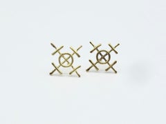 18k Alchemical Stud Earring Anneal