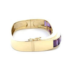 Bracelet d'améthyste 18 carats