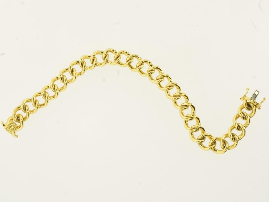 Bracelet contemporain à maillons Naples en 18K et diamants par Anita Ko. en vente 6