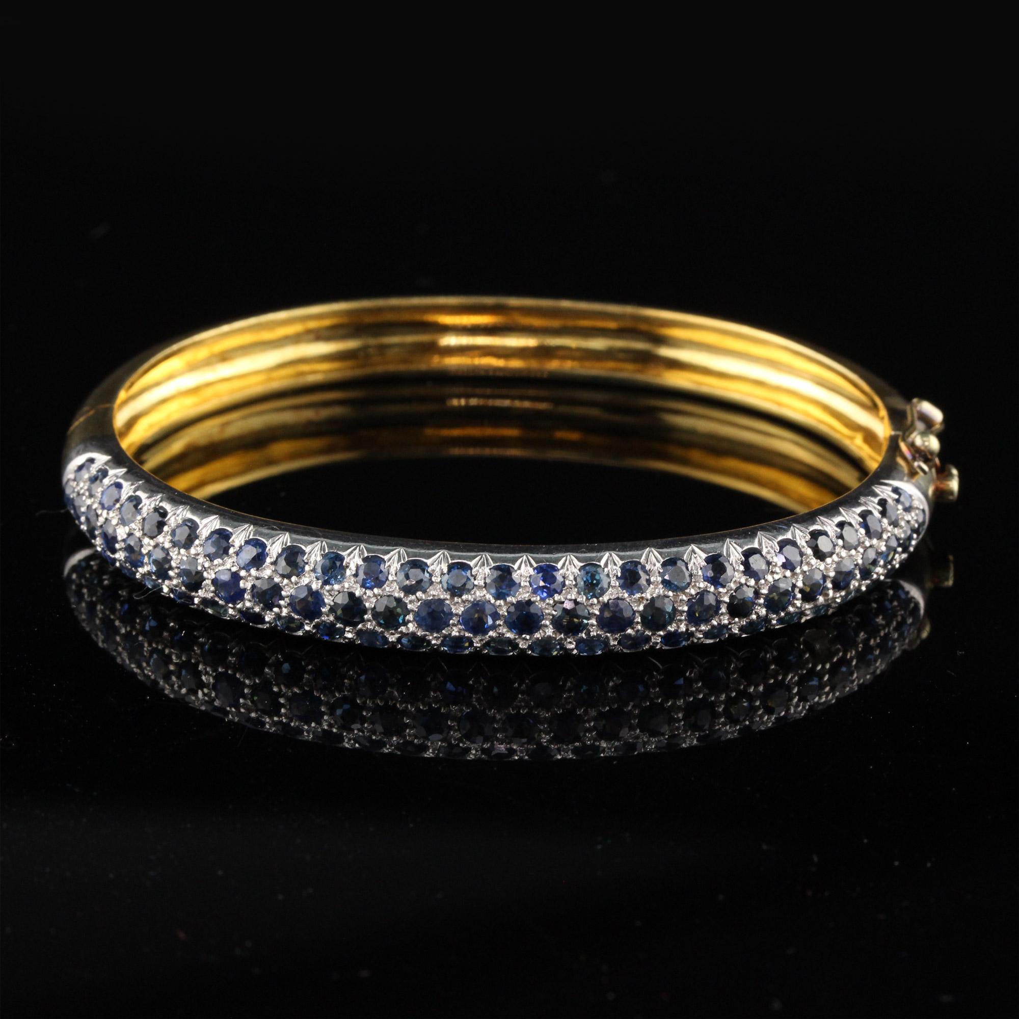 sapphire bangles gold