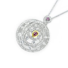 18k Argyle Pink Diamond Pendent Necklace