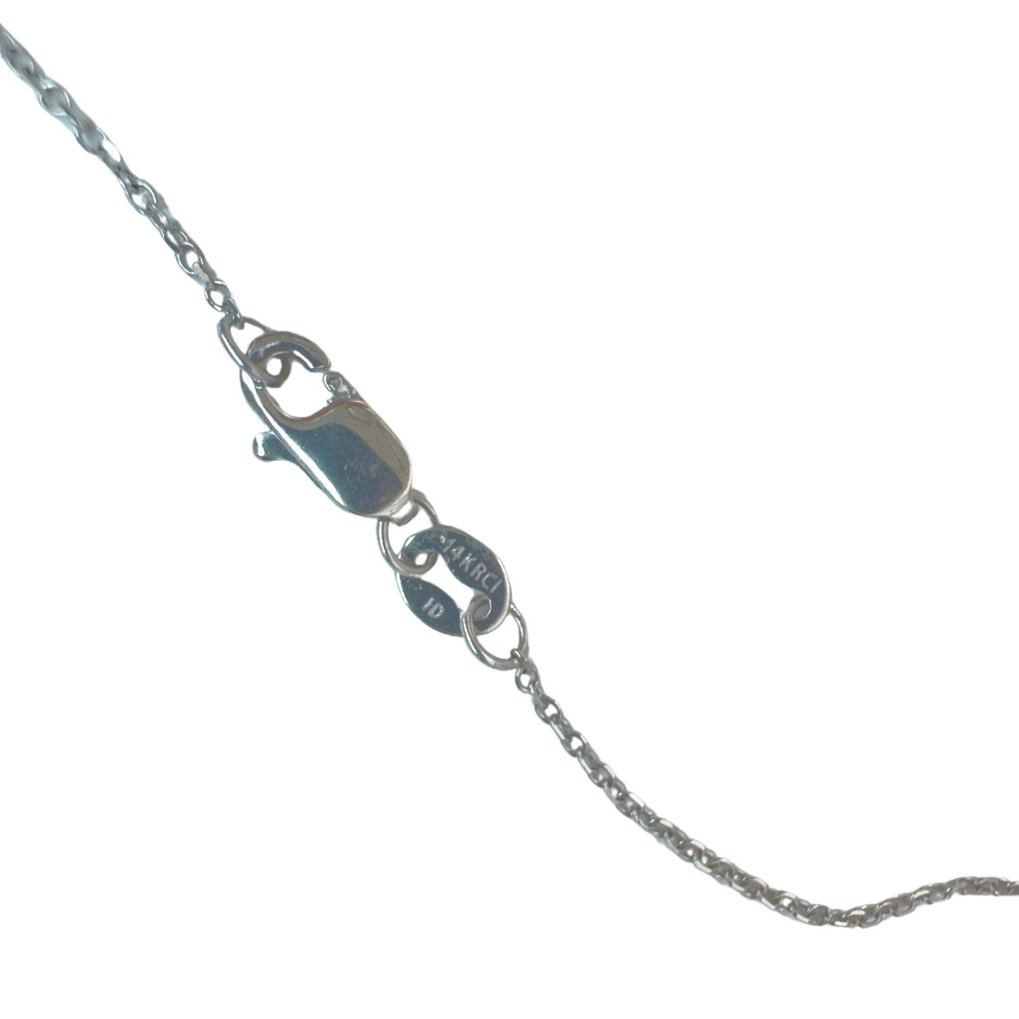 Donna Ciondolo con diamante nero e rubino africano 18k e collana con catena 14k in vendita