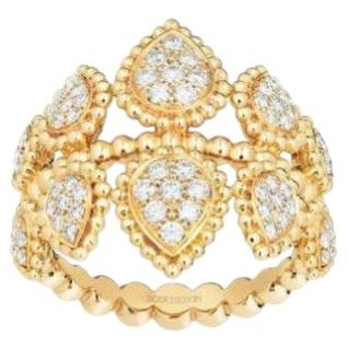 Pre-owned Boucheron 18k  Serpent Bohème Ring Multi-pattern
