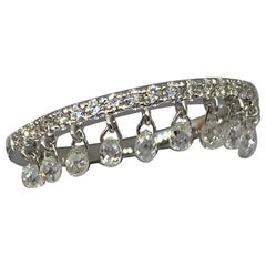 18 Karat Briolette-Diamantring