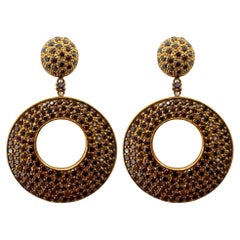 18k Brown Diamant-Ohrringe