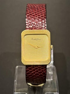18K Bueche Girod Hobnail Design French Wristwatch