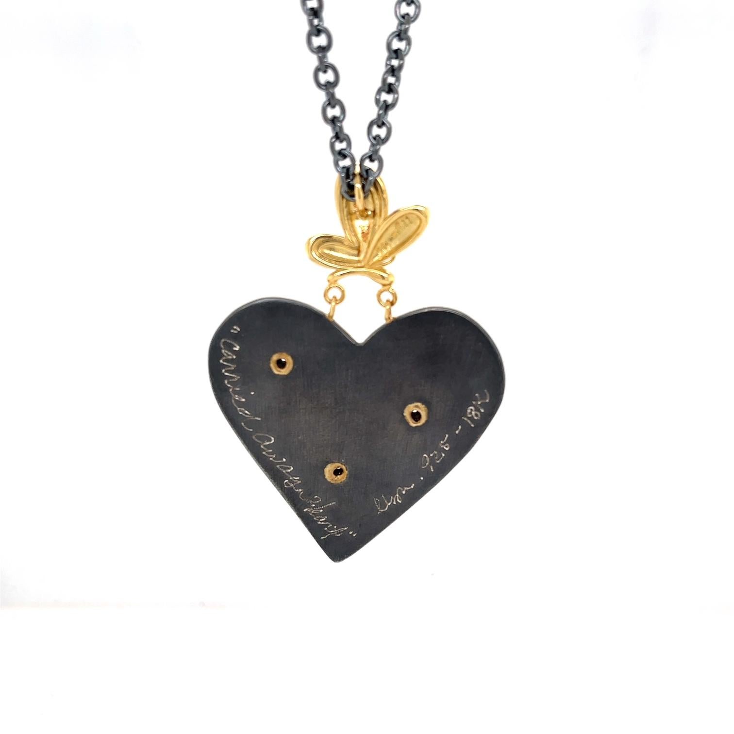iron heart necklace