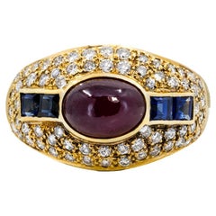 18k Cabochon Rubin Ring