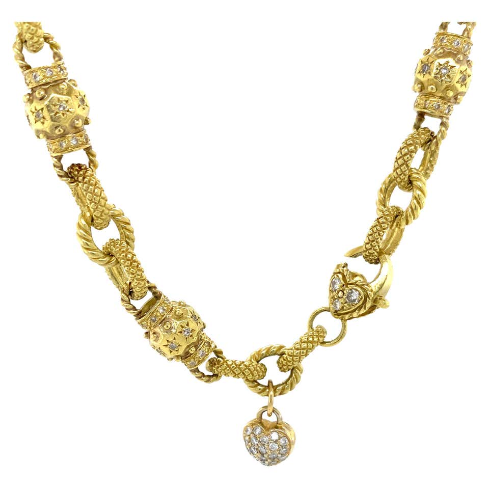 Old Hand Chain Antique 18K Gold Muff Chain with Hand Clasp at 1stDibs | gold moff ...