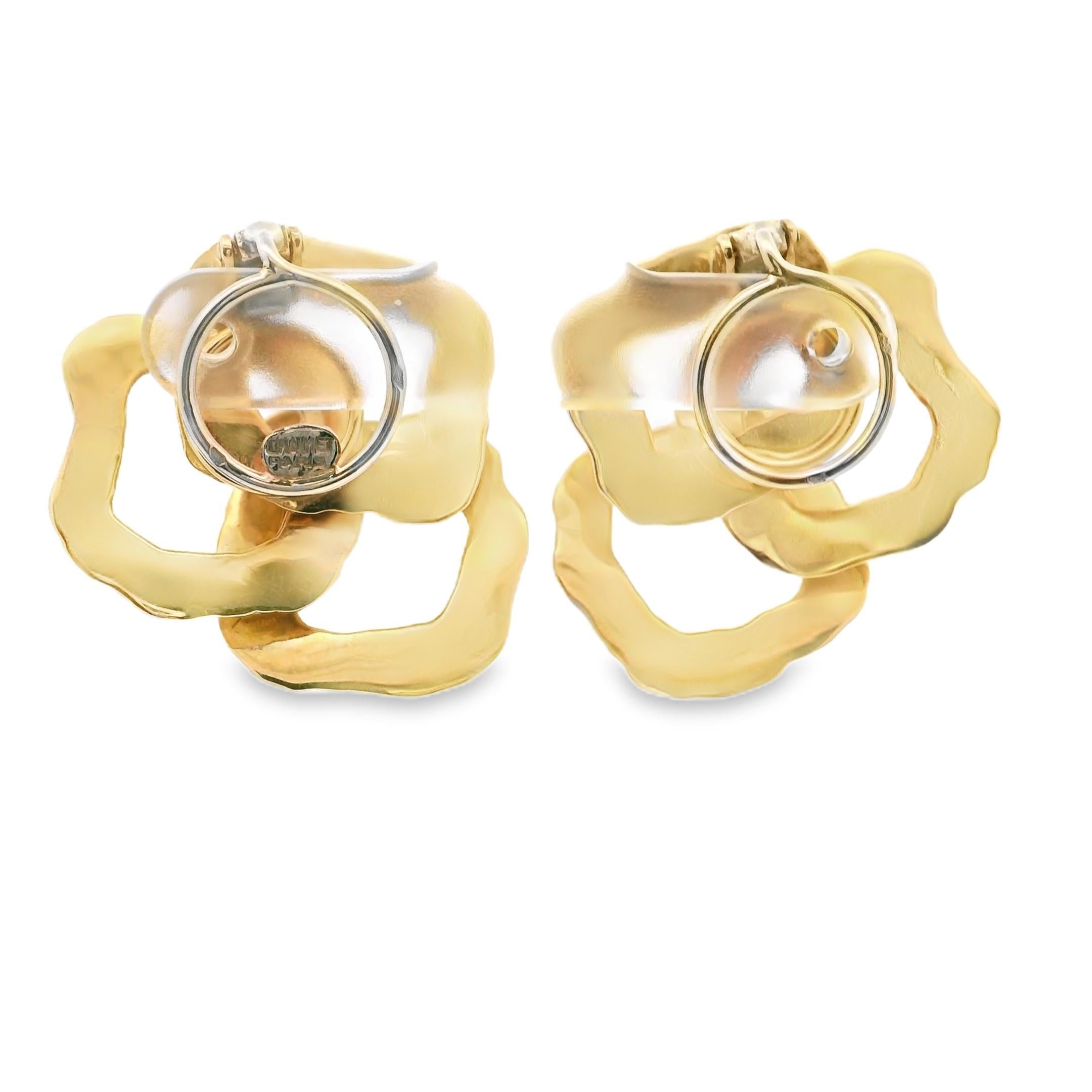 Donna Orecchini in oro testurizzato Chaumet 18K in vendita