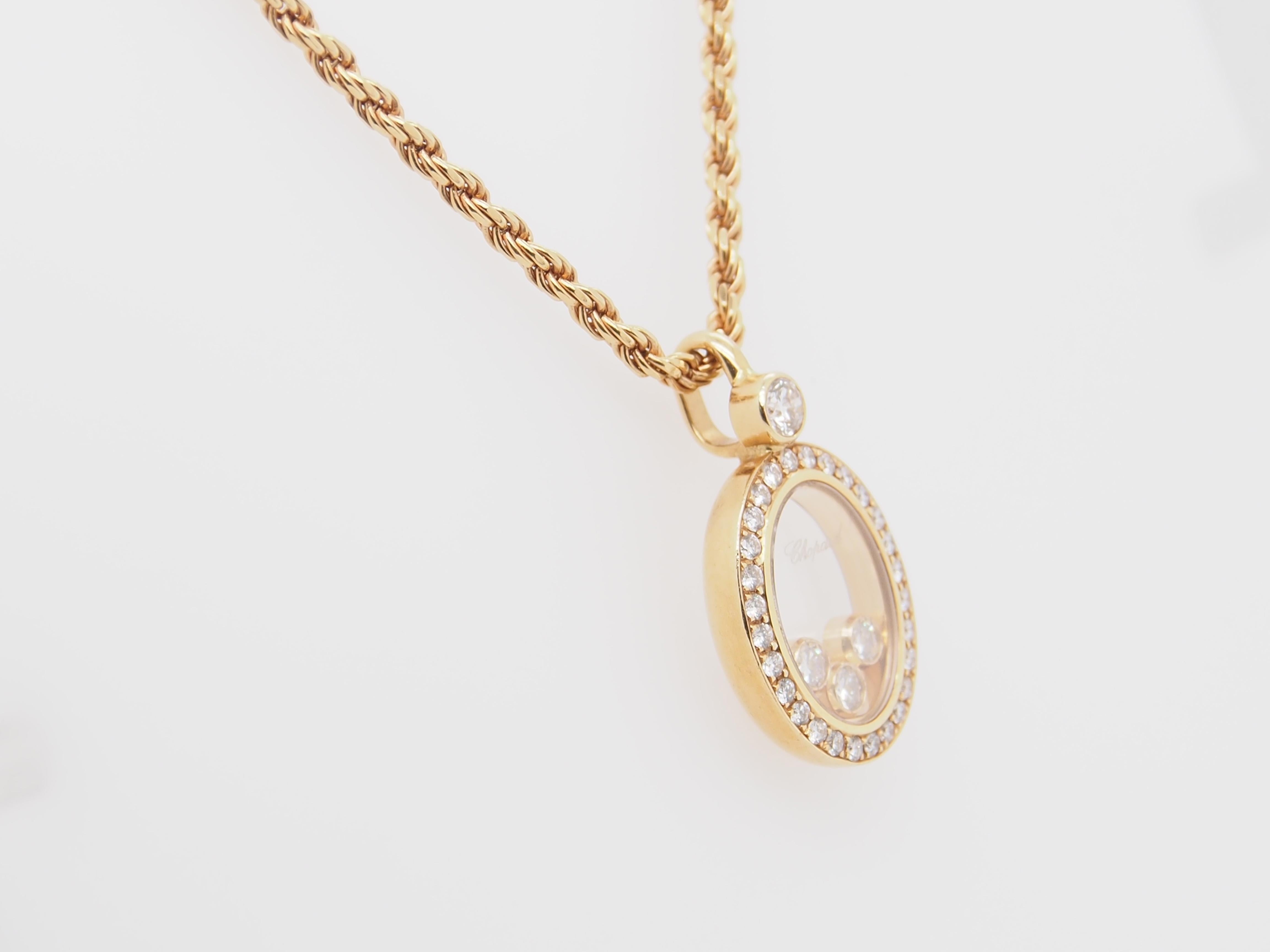 chopard necklace happy diamonds