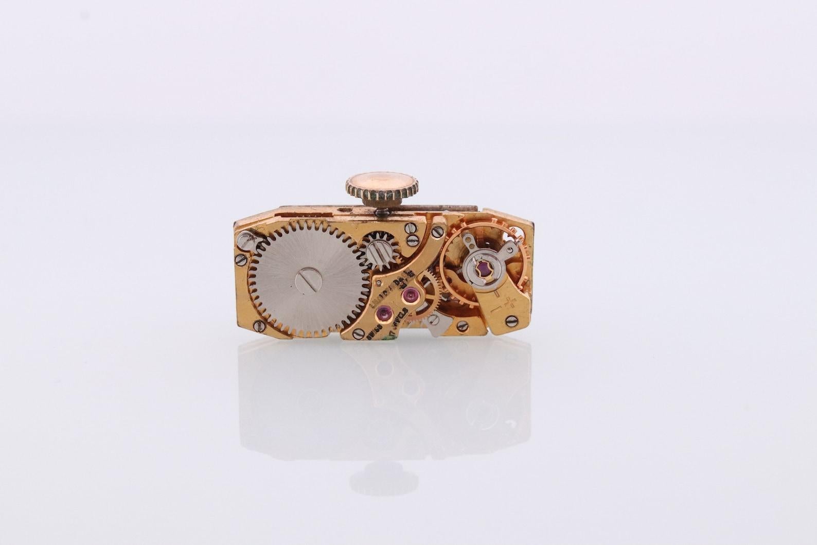 18k Chopard LUC Ladies Manual watch. Vintage Chopard 18k Yellow gold Watch. For Sale 4