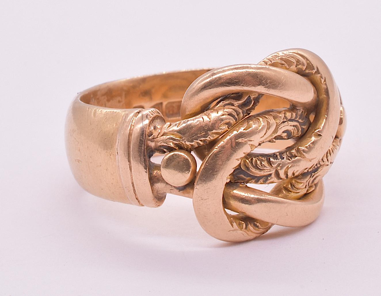 victorian knot ring
