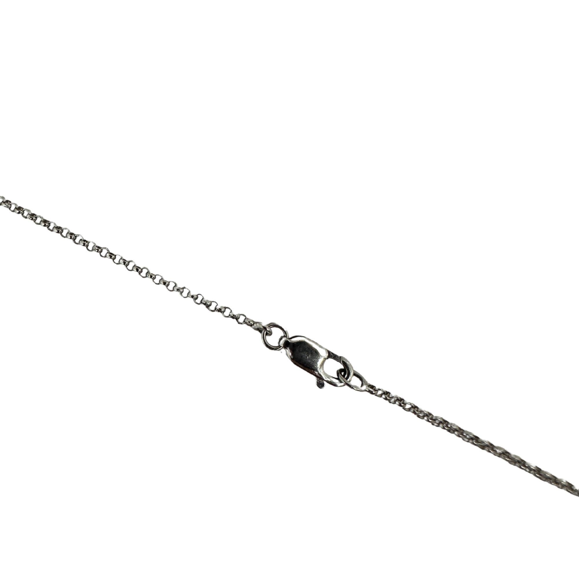 Collana di diamanti e smeraldi 18K in vendita 2