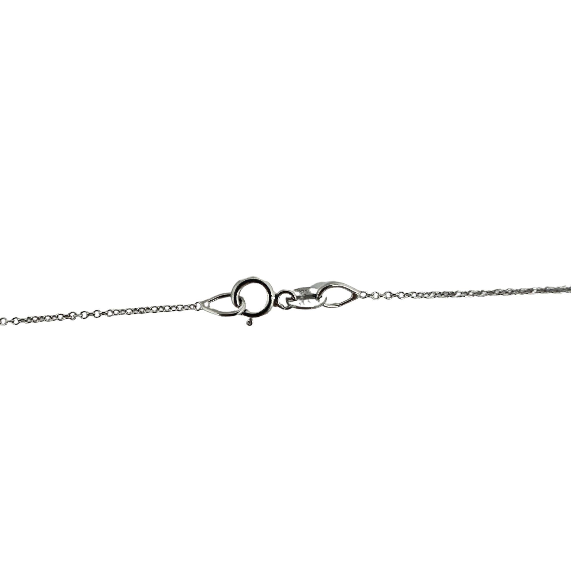 18k Diamond and Pink Sapphire Necklace For Sale 2