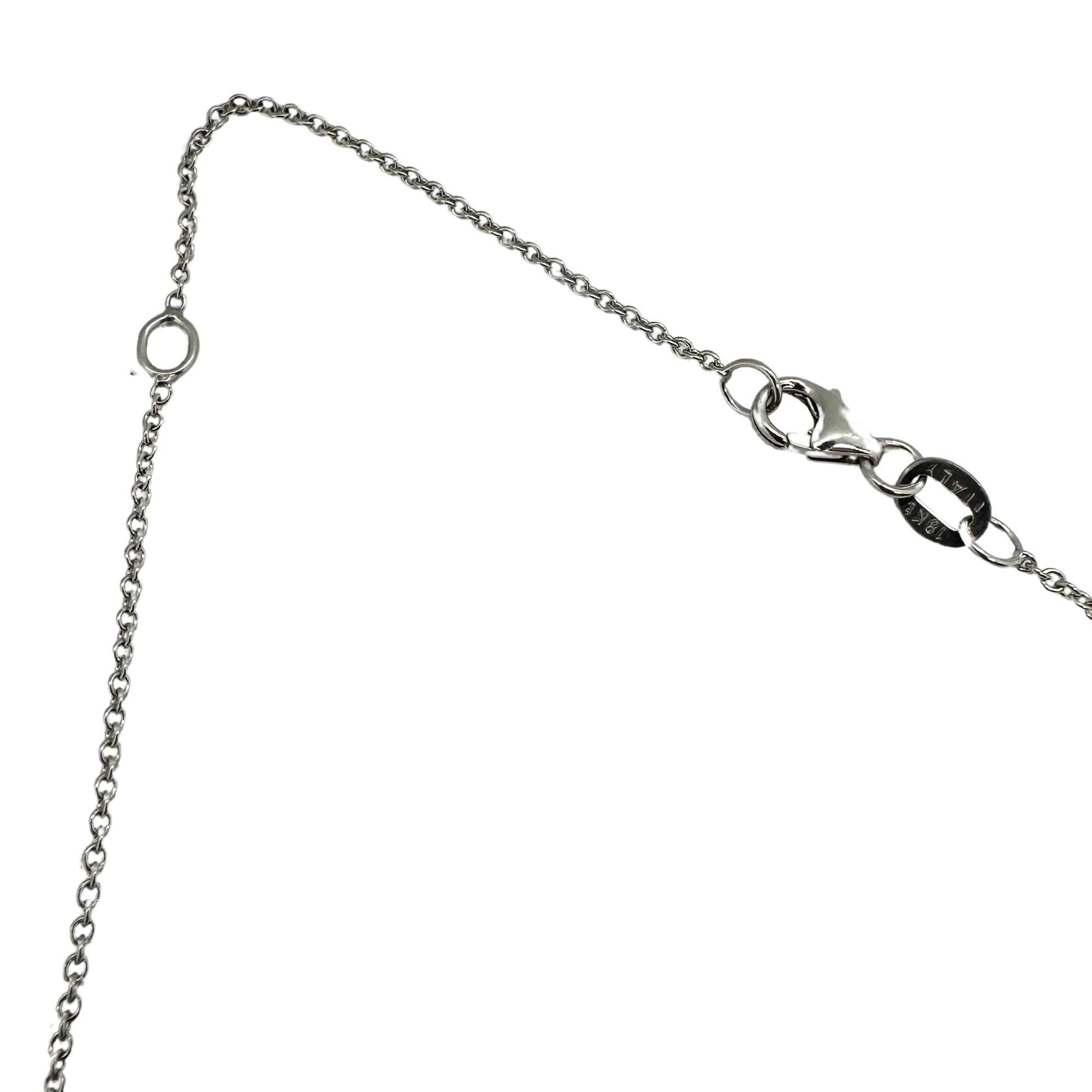 Collana con ciondolo Shakers con diamanti e zaffiri rosa 18 carati in vendita 2