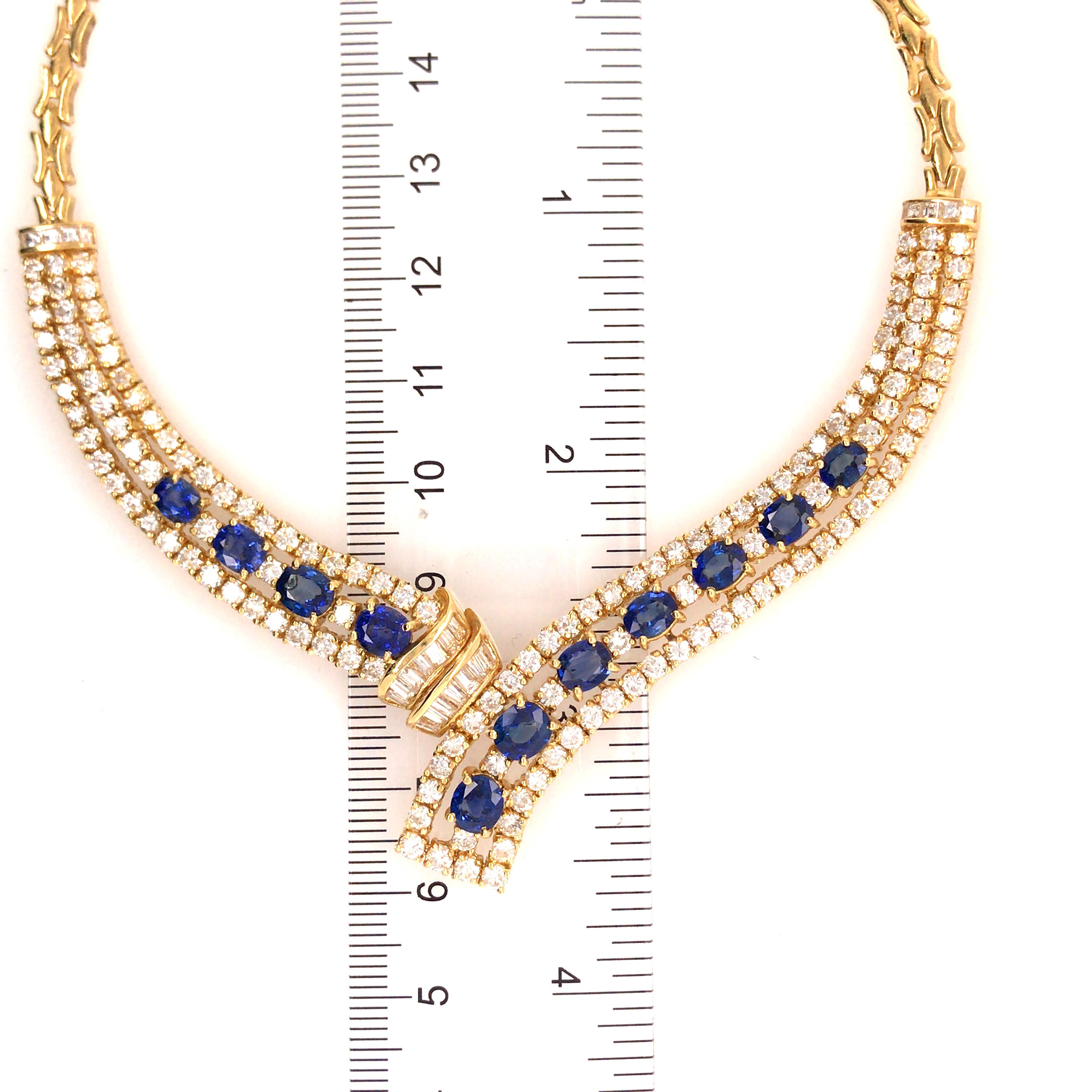 sapphire necklace india