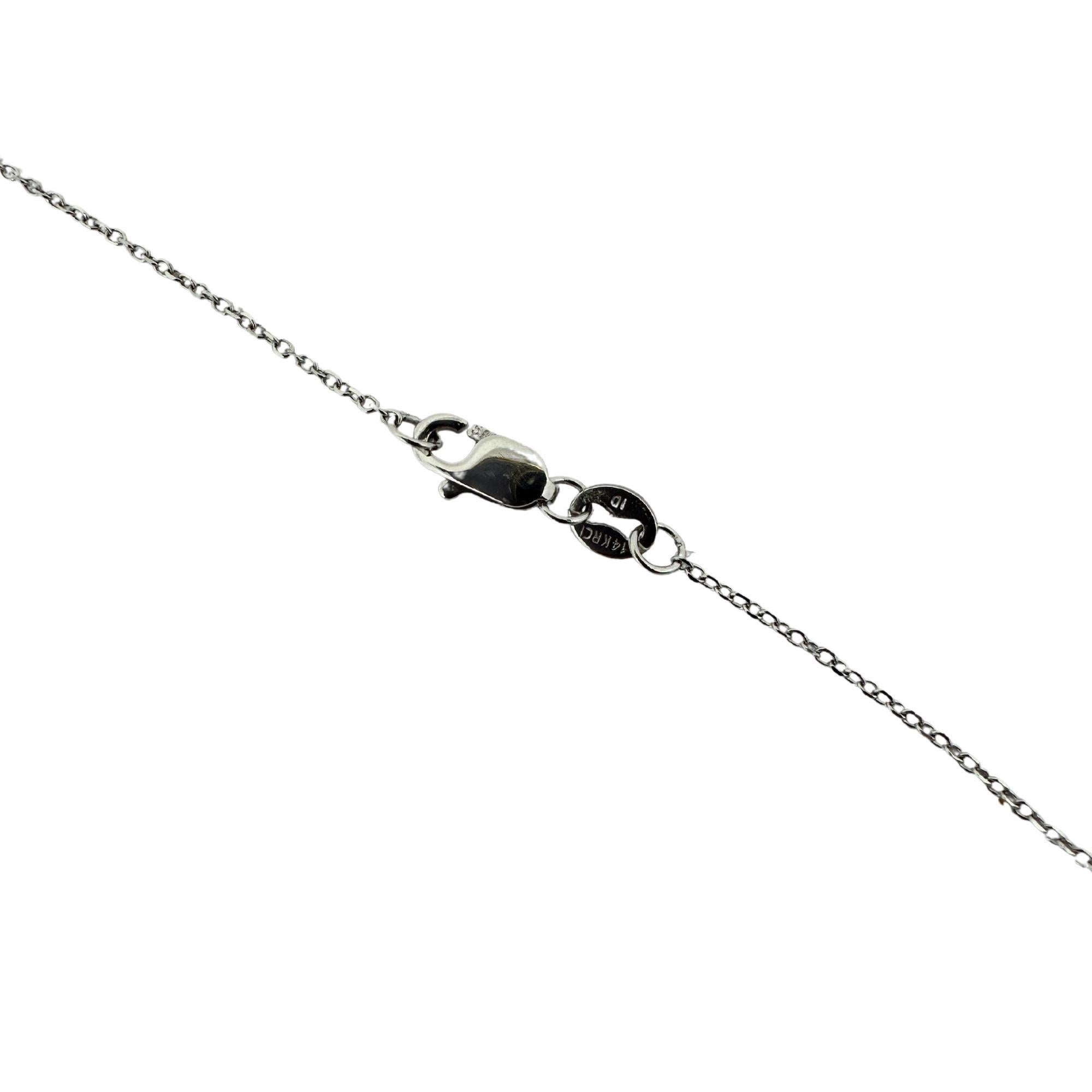 Donna Collana con diamanti e turchesi 18k e catena 14k in vendita