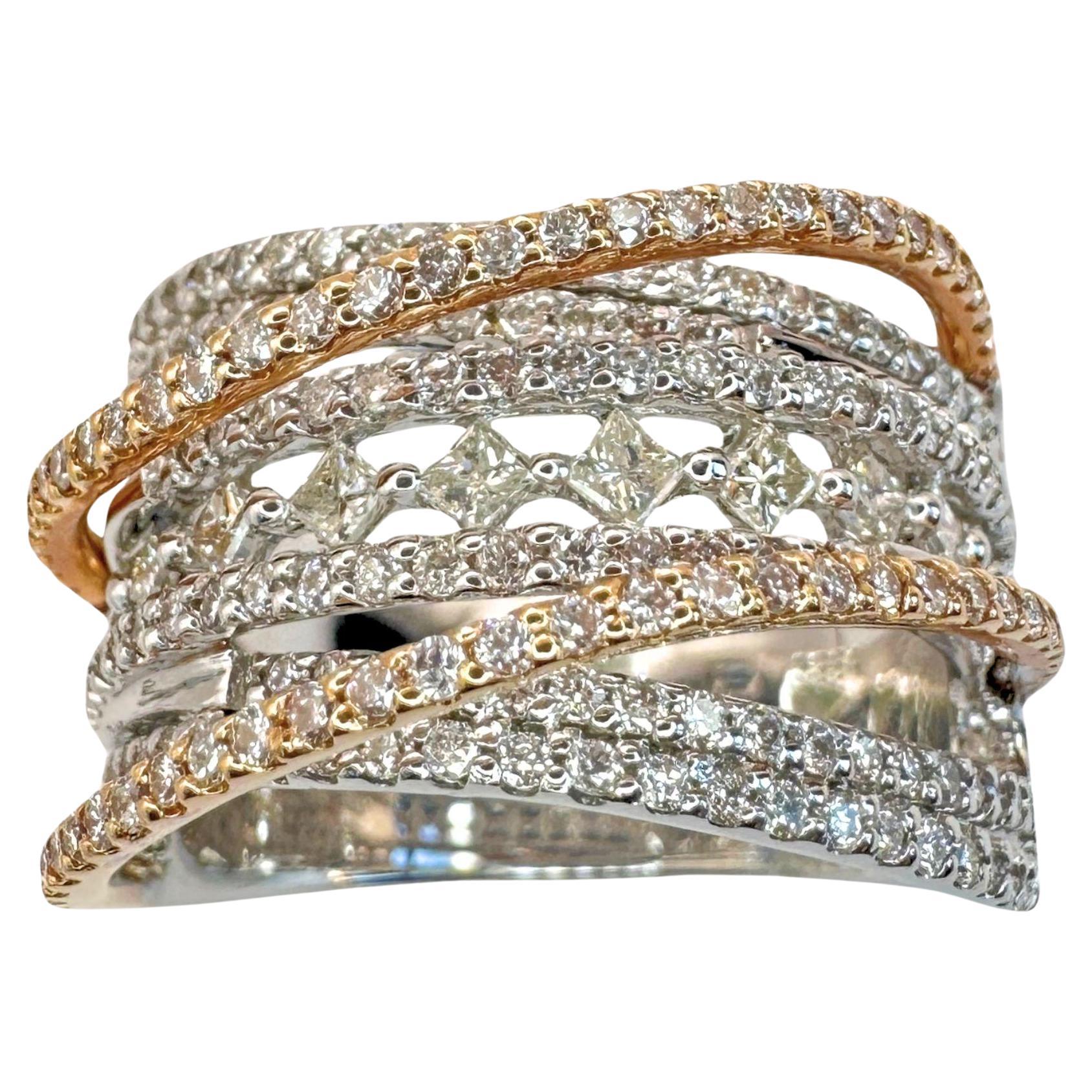 18k Diamantband Ring