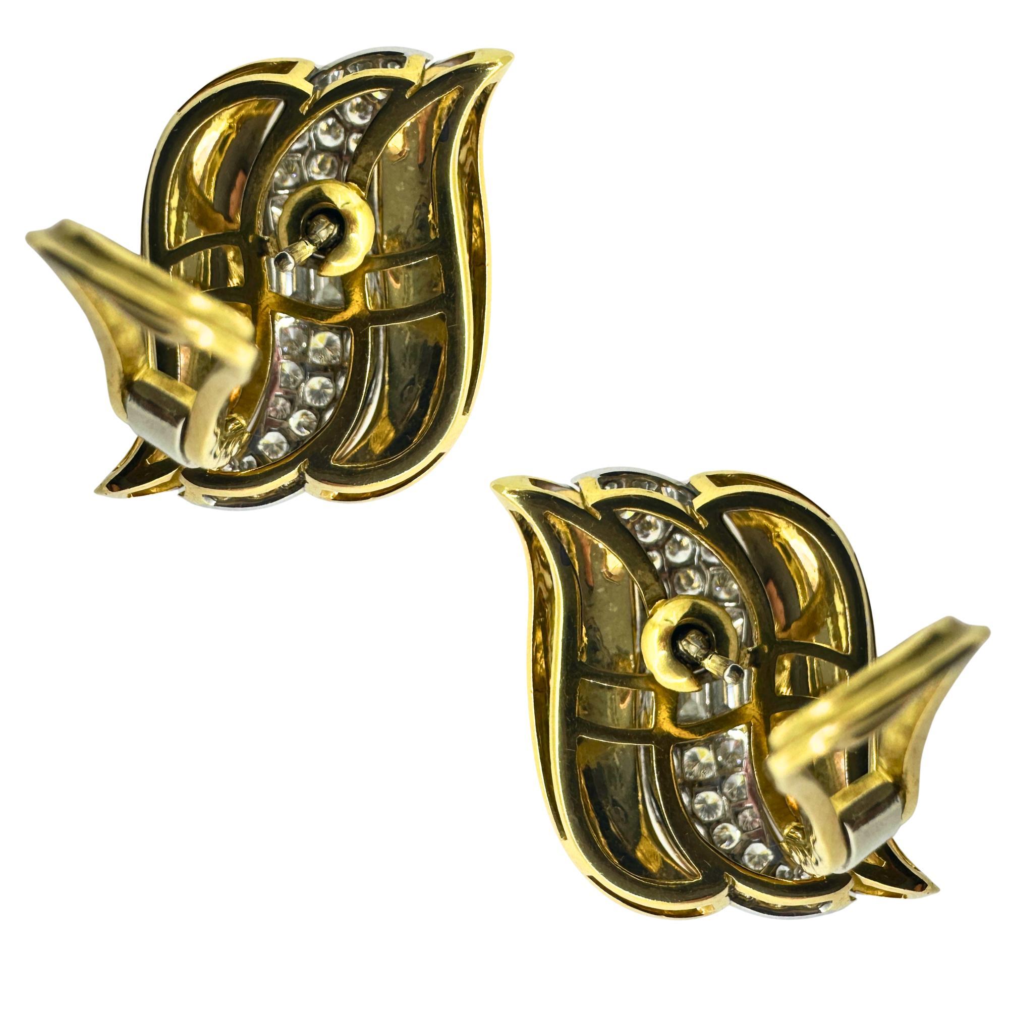 18k Diamond Earrings 2