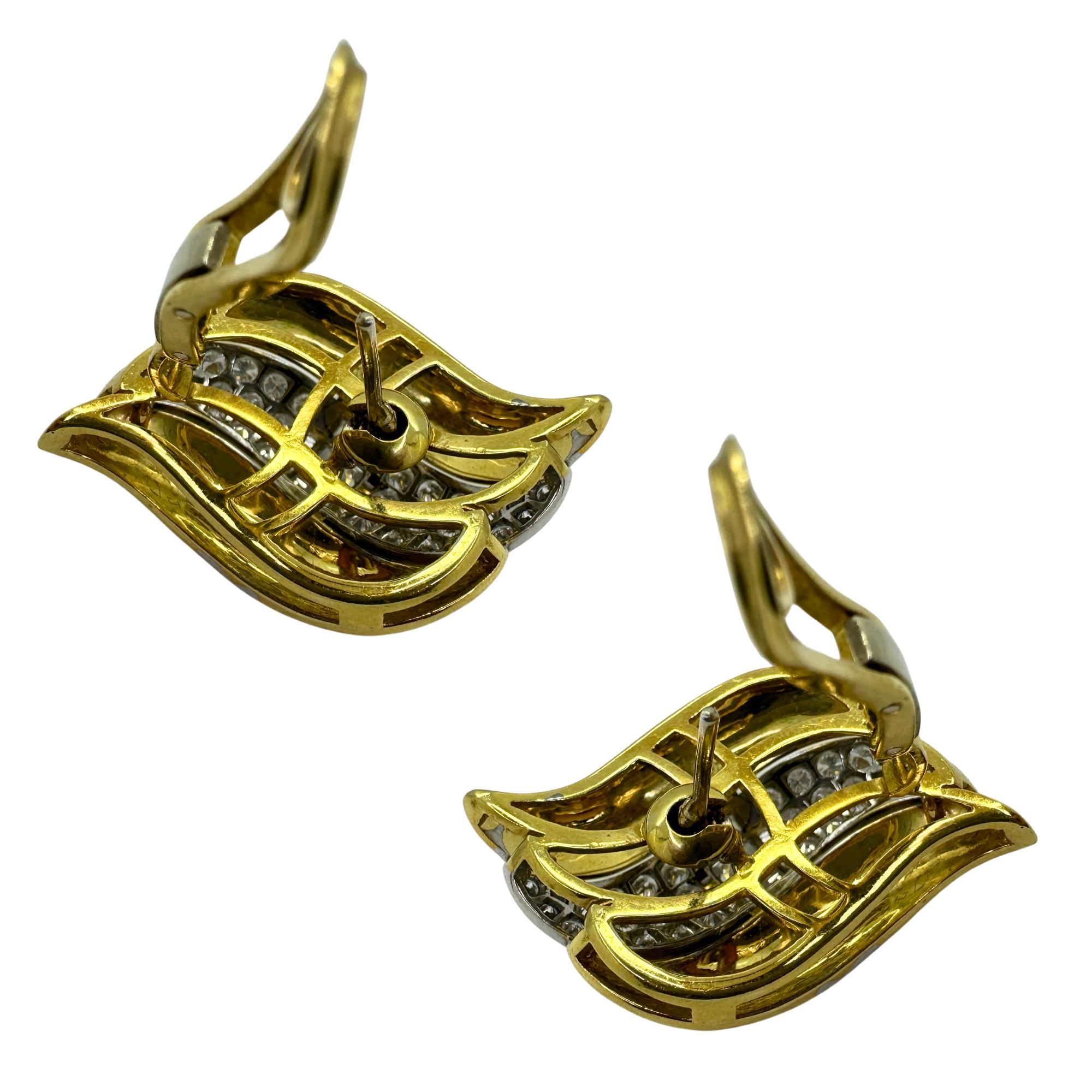 18k Diamond Earrings 4