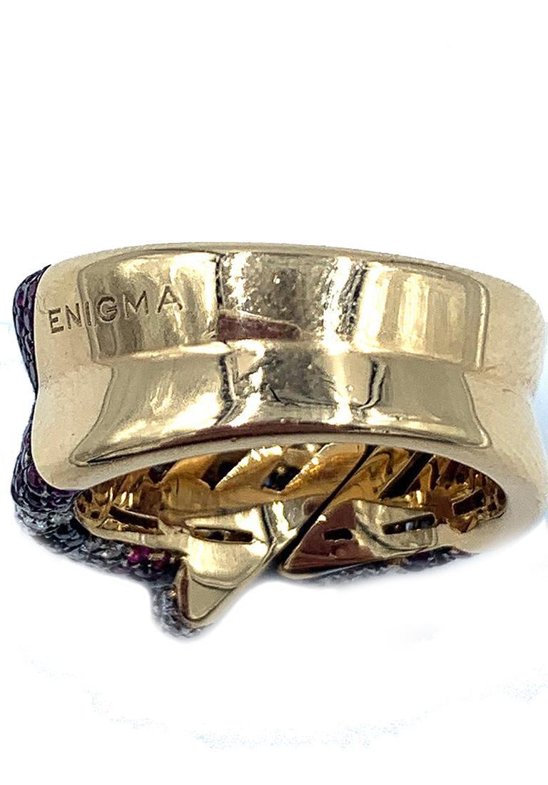 18 Karat Diamond Enigma Fashion Ring by Bulgari For Sale at 1stDibs
