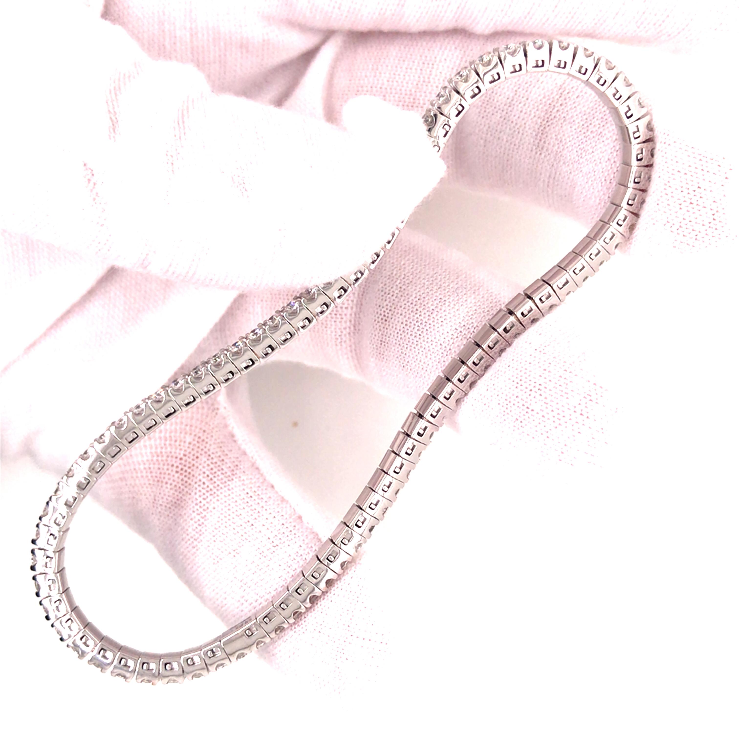 flexible diamond bangle