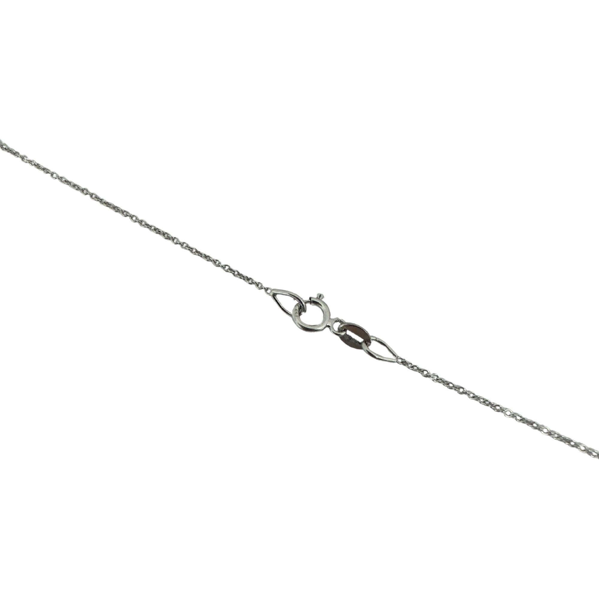 Collana con ciondolo a forma di cuore con diamanti 18k In condizioni buone in vendita a New York, NY