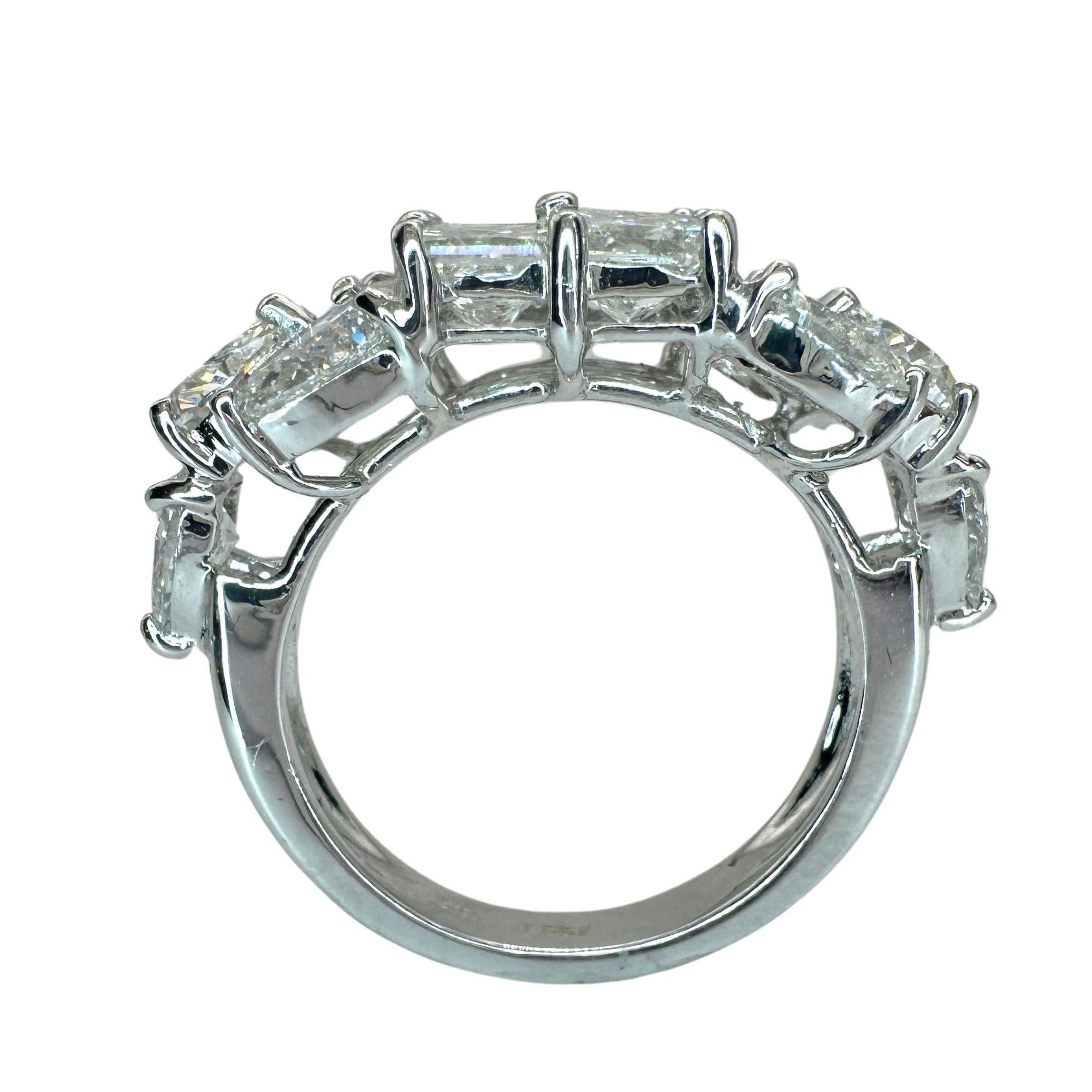 Princess Cut 18k Diamond Ring For Sale