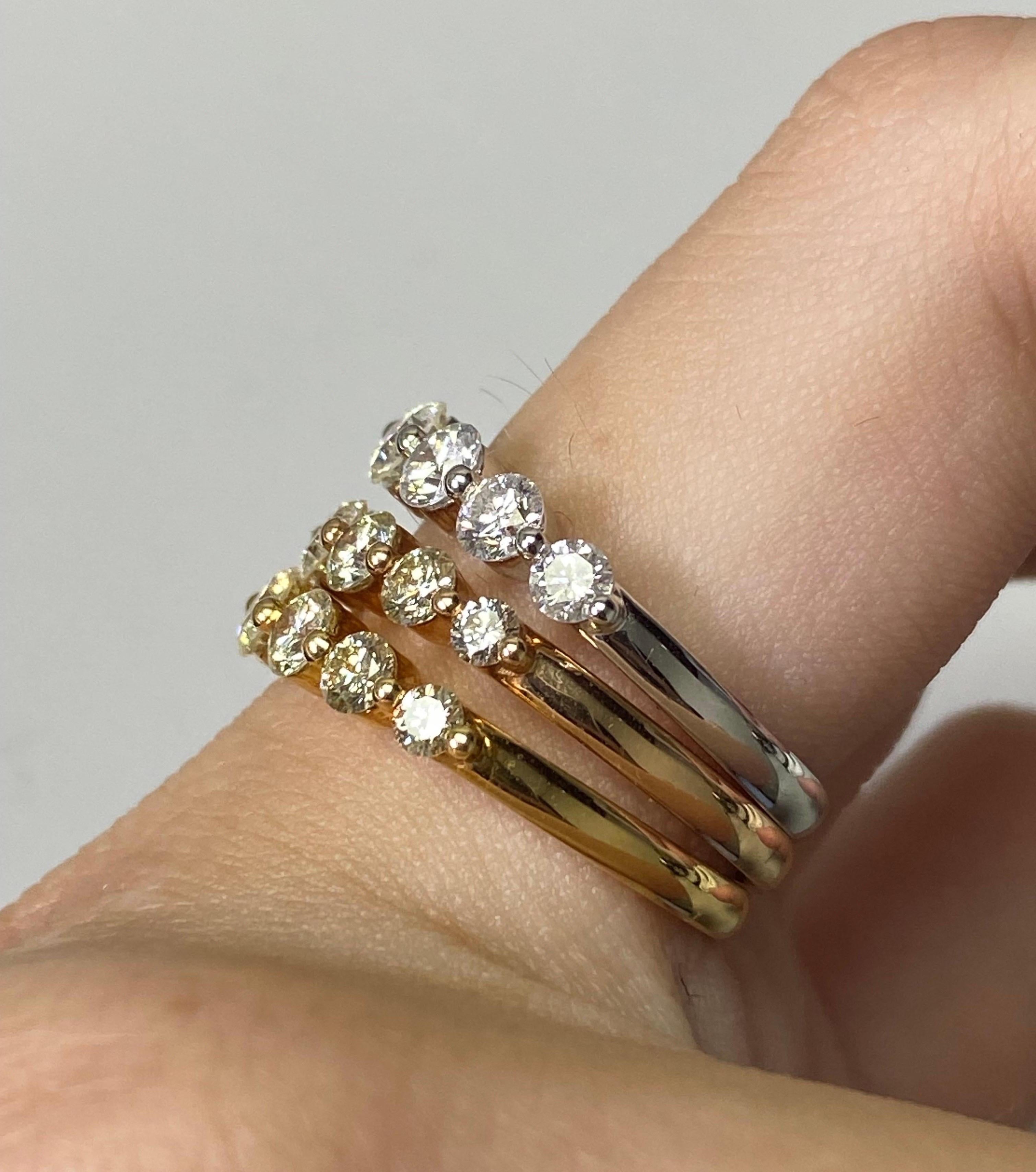 18K Diamantring mit Diamanten  im Zustand „Neu“ im Angebot in Hong Kong, CN