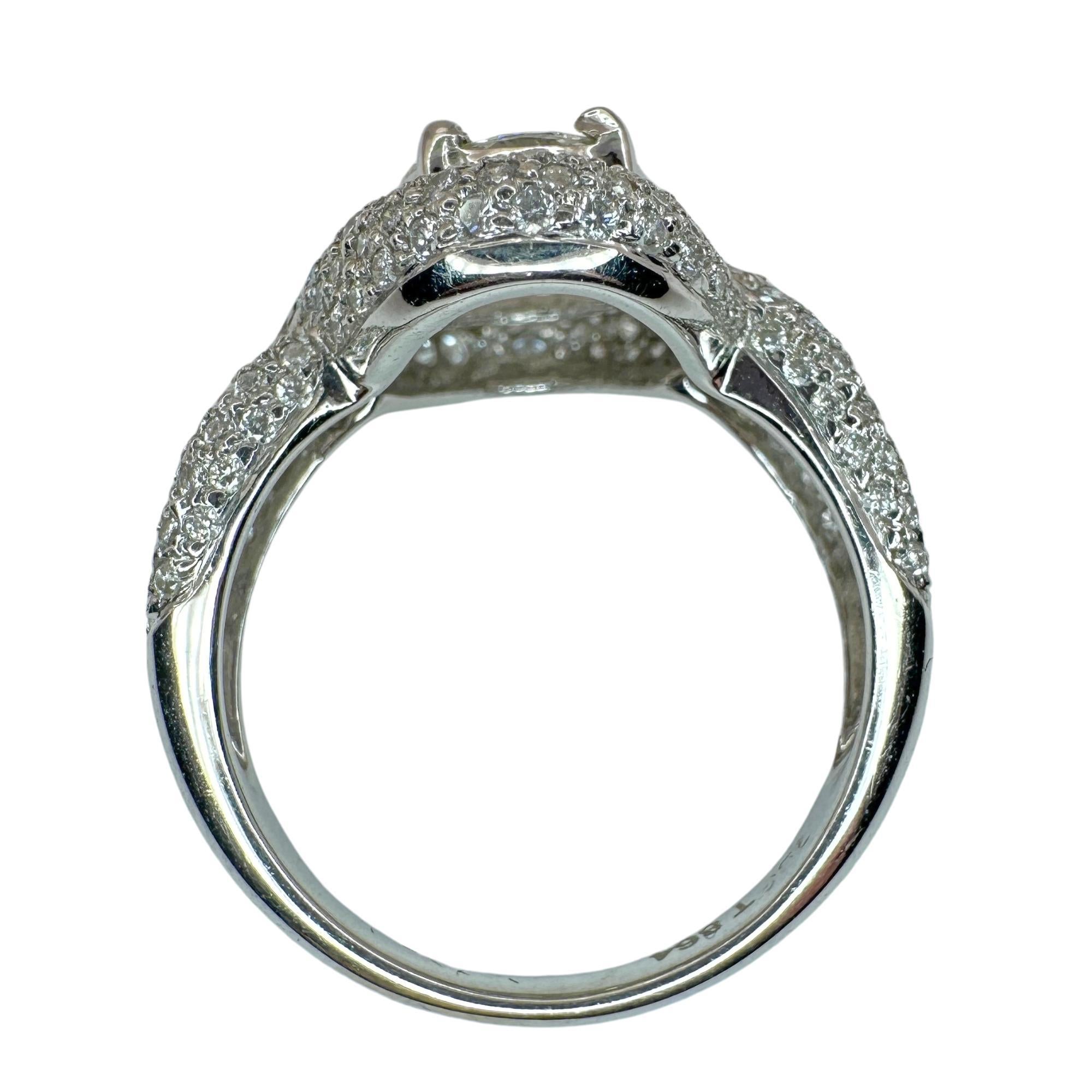 Anello con diamante 18k in vendita 2