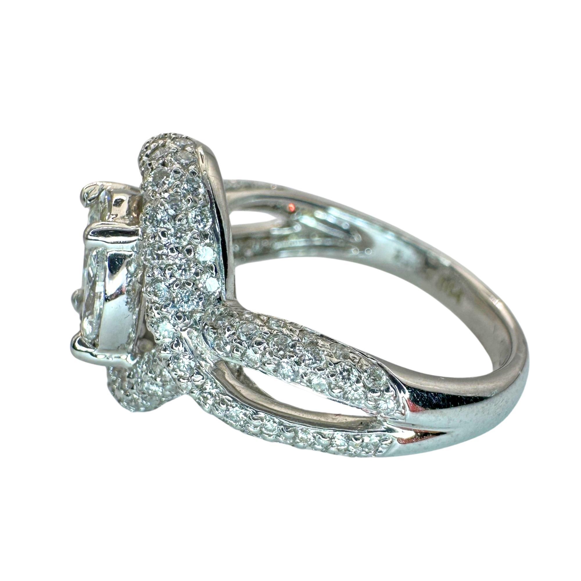Anello con diamante 18k in vendita 3