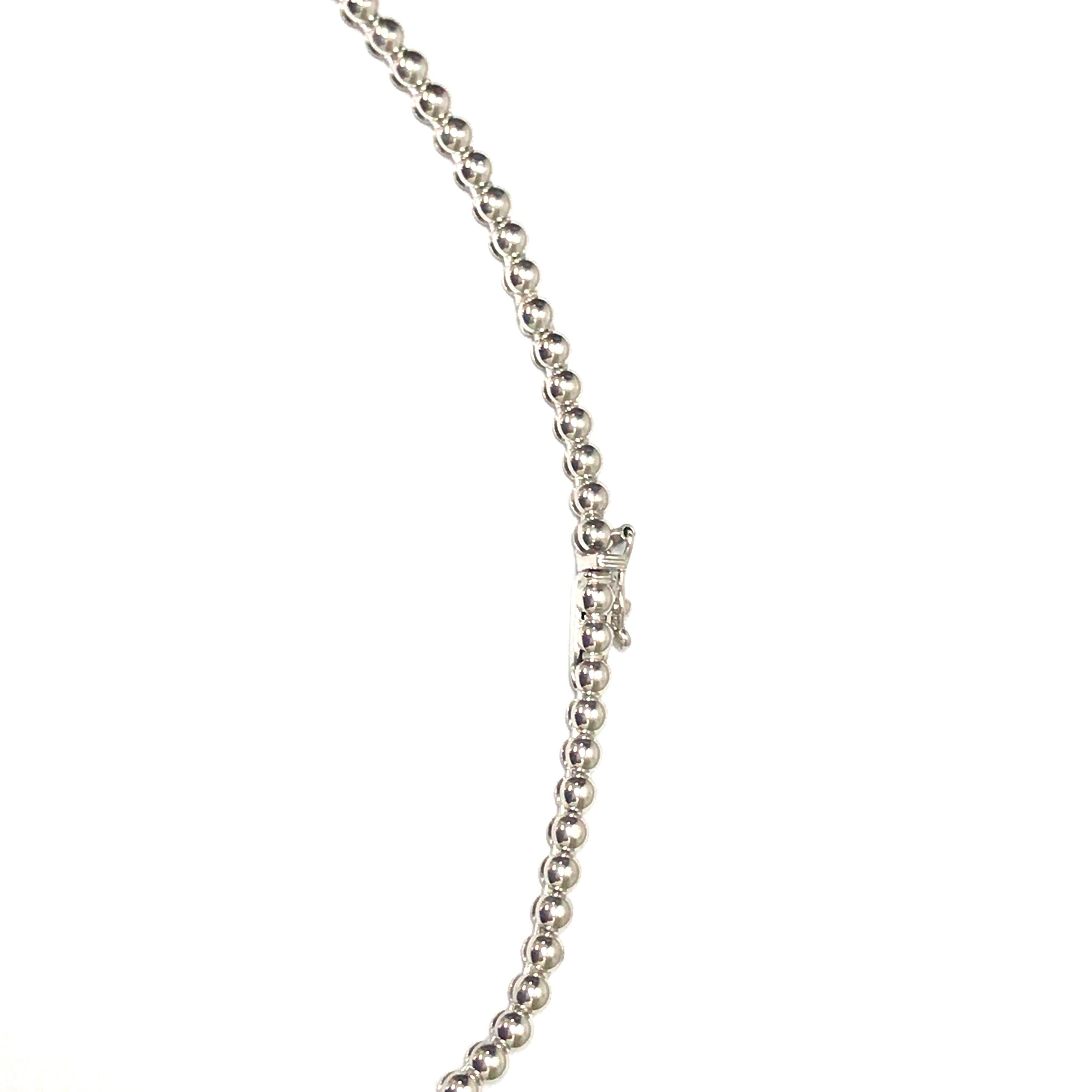 18K Diamond Y Necklace White Gold For Sale at 1stDibs 10.18 dia light