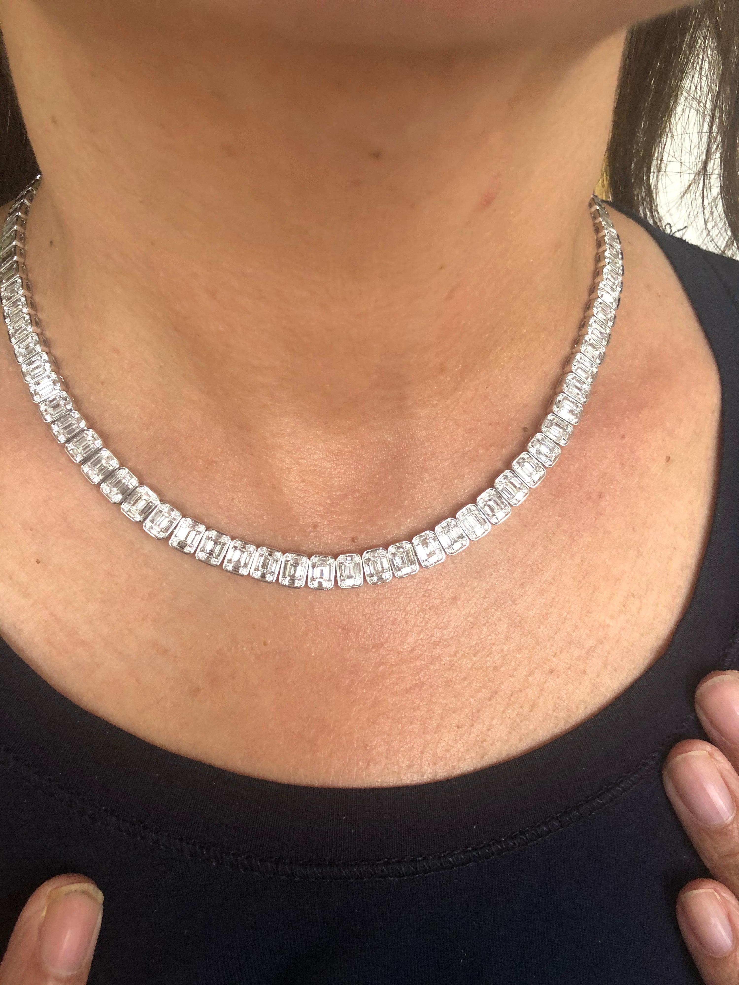 9 carat diamond necklace