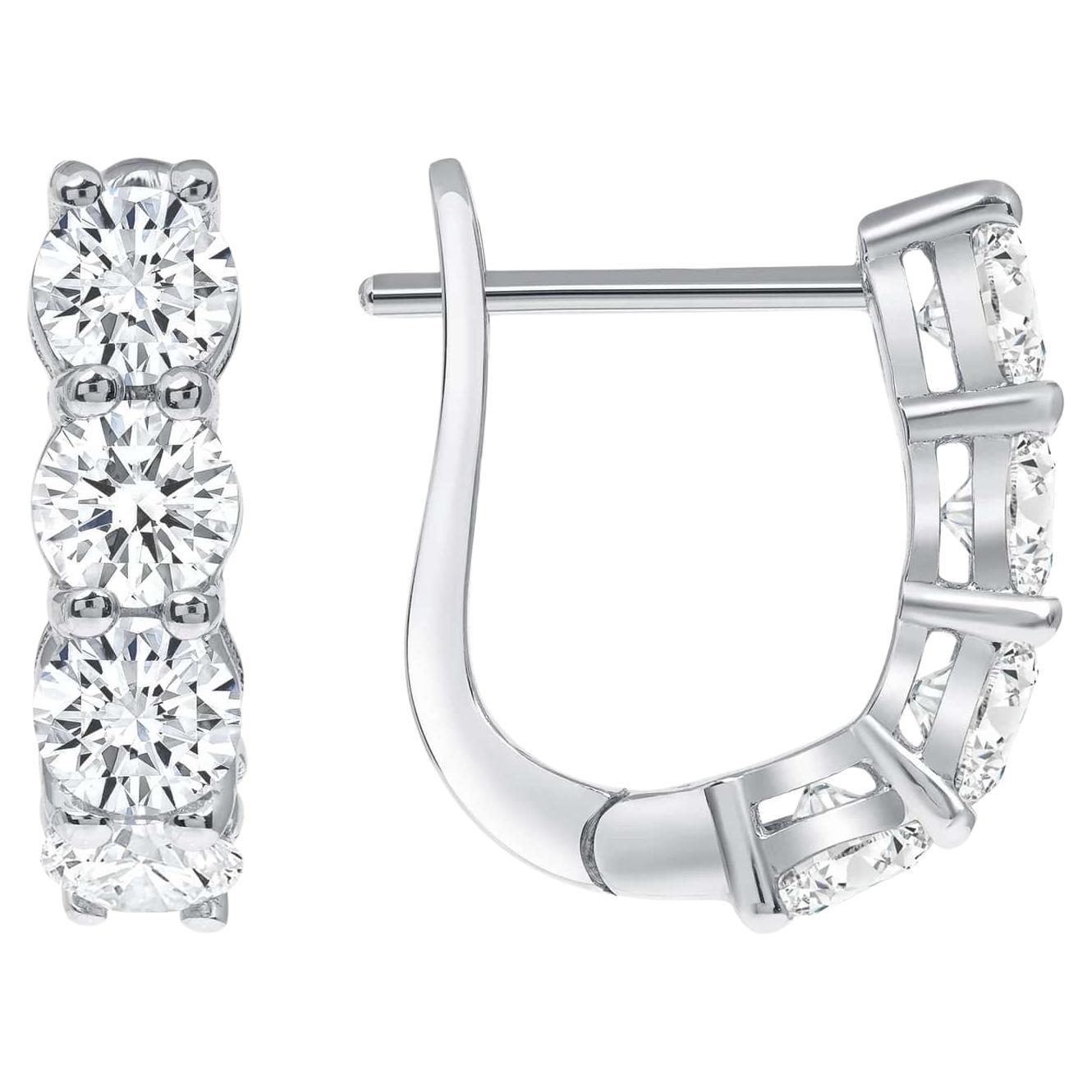 For Sale:  Maria's Diamond Lever Back Earrings