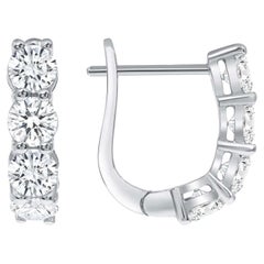 Maria's Diamond Lever Back Earrings