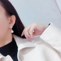 【Vine Symphony】Crystal Vine Aurora South Sea Pearl Diamond Earrings