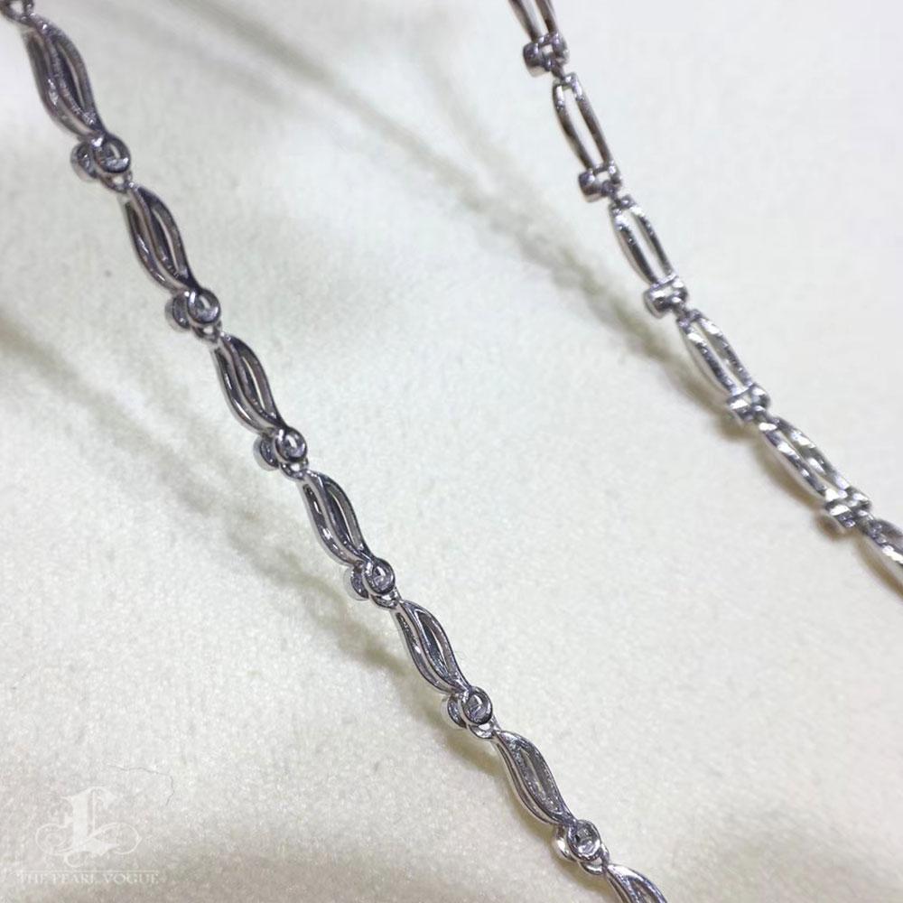【Crown Radiance】Royal Garland Aurora South Sea Pearl Diamond Pendant Necklace en vente 2