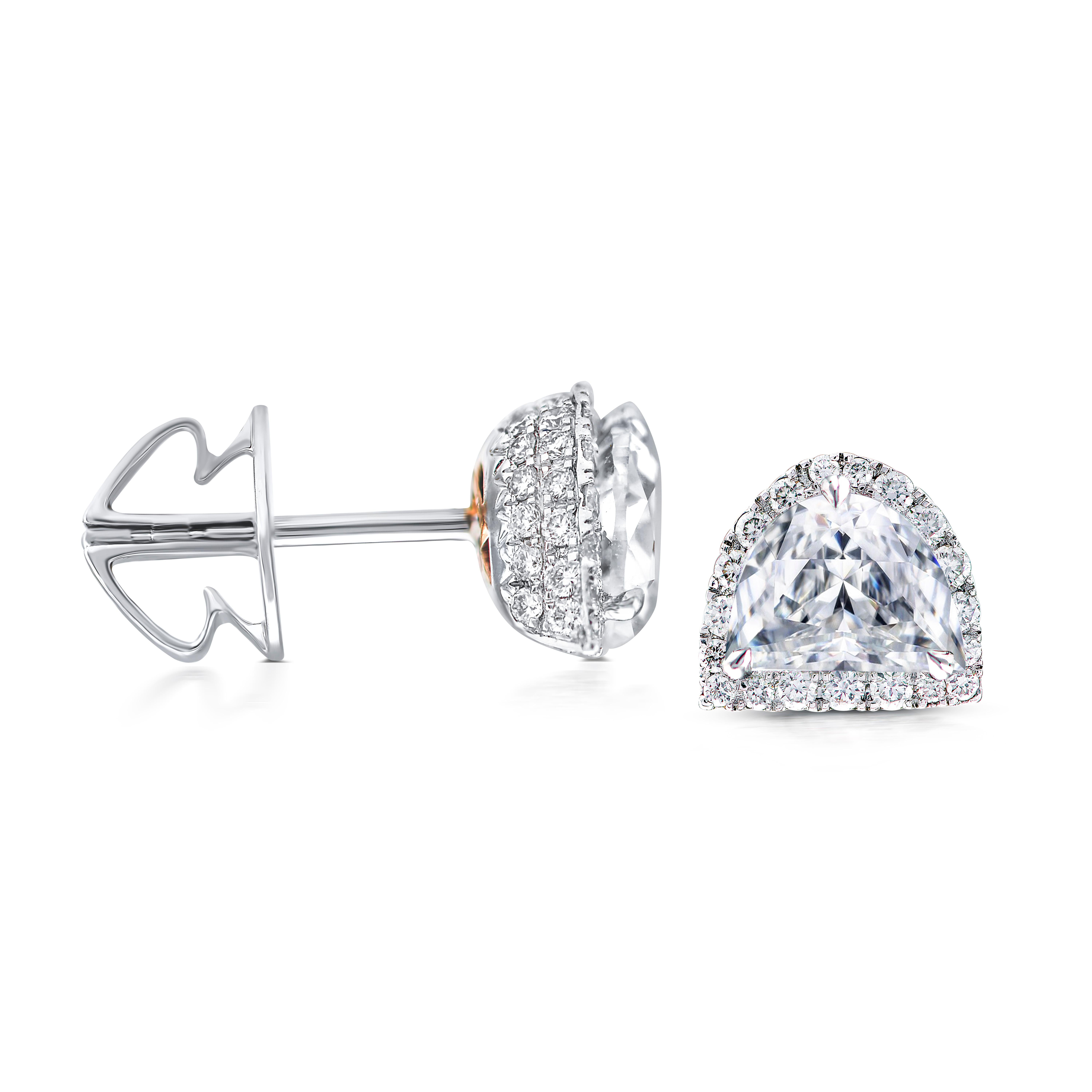 half carat diamond studs