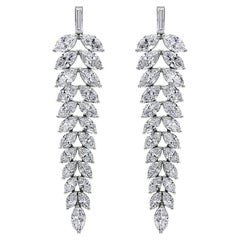 Diamond Dangle Earrings