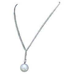 PSL PHOENIX Certified Convertible Celestial Y-Chain South Sea Pearl & Diamond