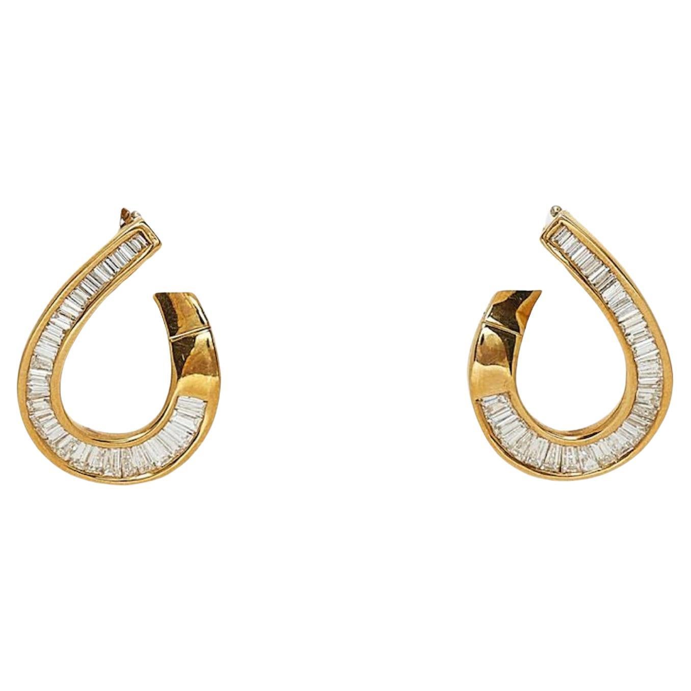 Colgantes de oro de 18 quilates con 1,8 quilates de diamantes