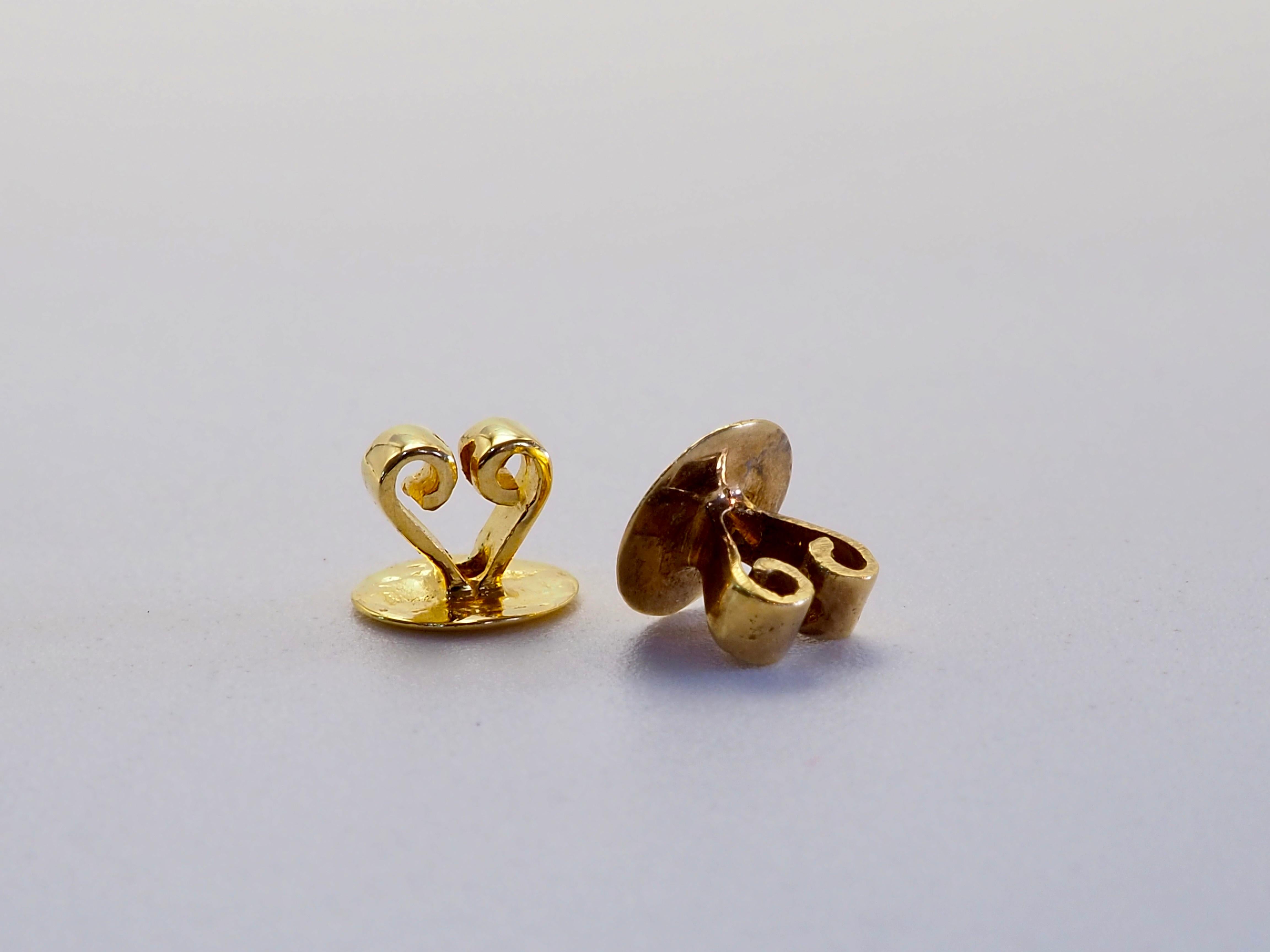 da uomo o donna Orecchini in oro 18K con zaffiro blu profondo ovale da 2,00ct e diamante da 0,10ct in vendita