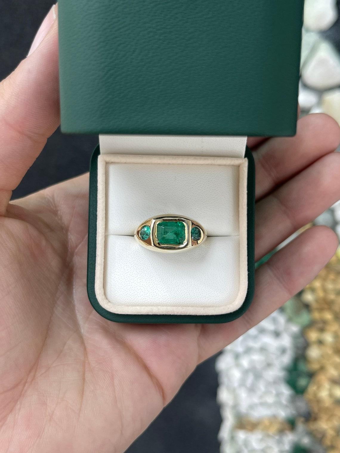 dark emerald stone