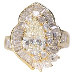 18K Gold 4.34 CTW Diamond 'Multi-layered' Ring